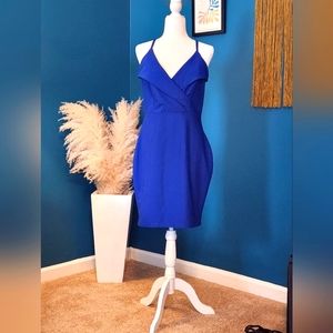 NWOT Royal Blue Cocktail Dress - 10/12